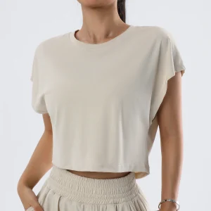 Women's Dynamic Support Level 1 Loose Fit Yoga Top #BFR2025 Climate Control™ 85% Quick-Dry Running Outdoor Tee Virtual Fit