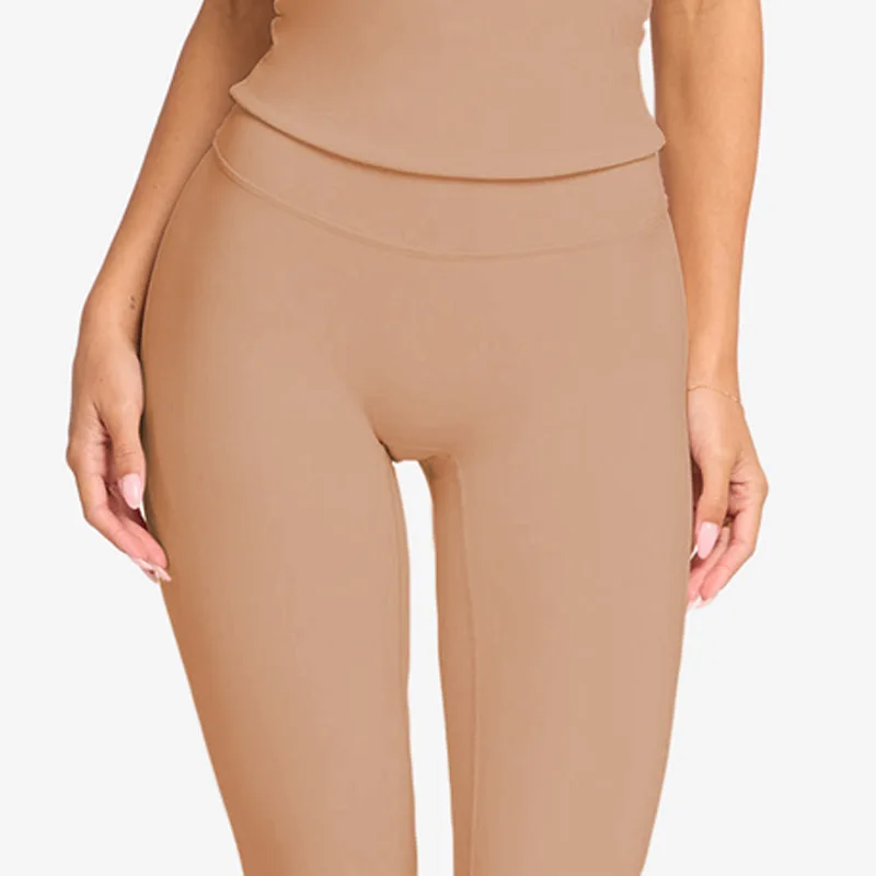 Abdominal lift buttocks running sports shorts fitness wear without ligature marks running training yoga trousers - Image 2